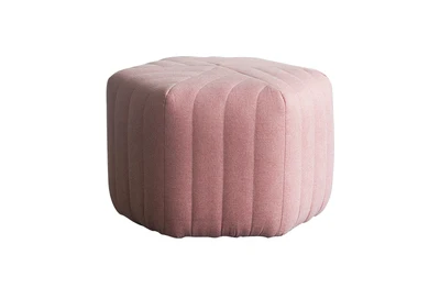 B Style pink color Новое поступление в скандинавском стиле, оригинальная концепция, шестигранный диван, льняная ткань, скамейка ottoman, размер 45x45x30 см, табурет, диван, набор, мебель для гостиной - Цвет: B Style pink color