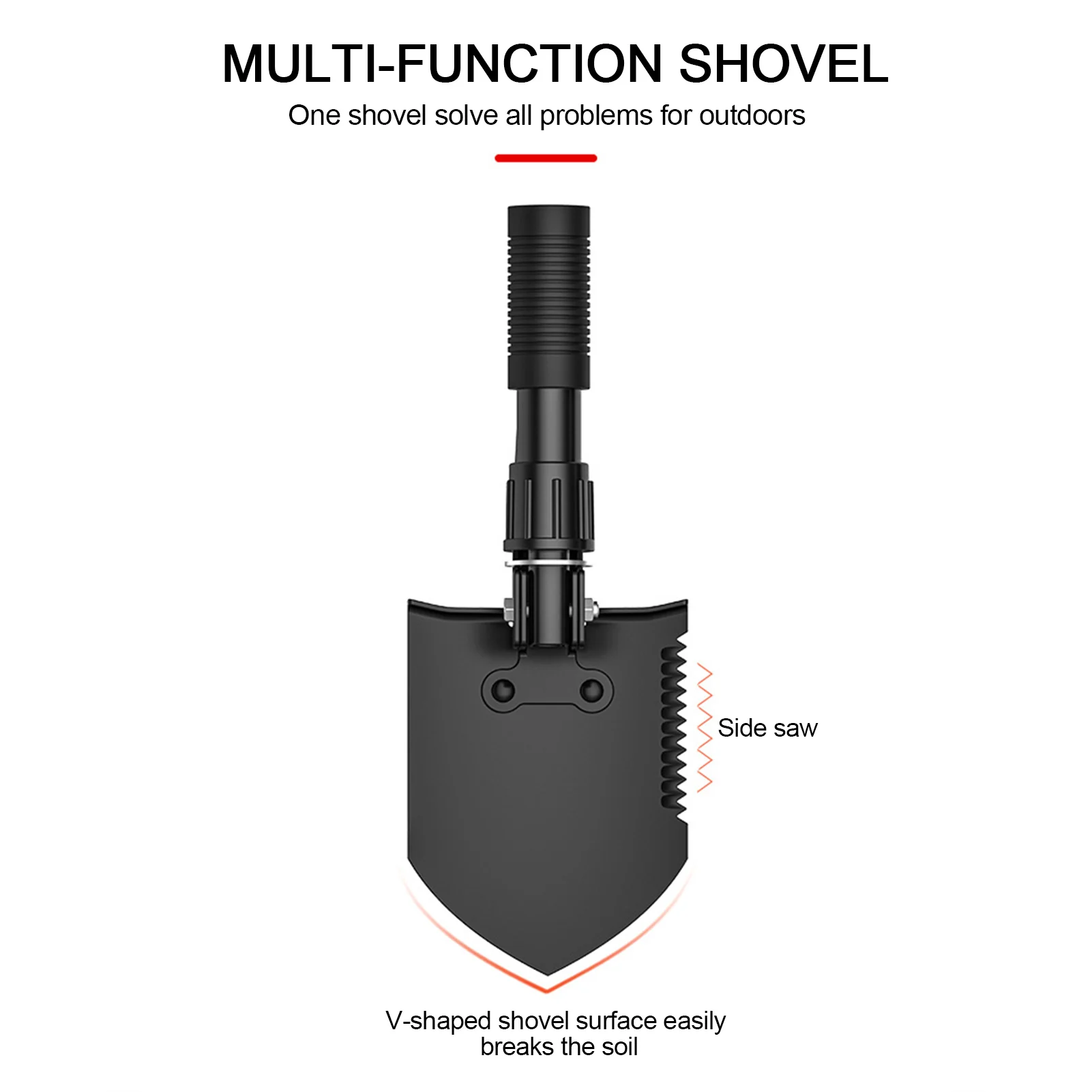 

Garden Folding Shovel Portable Digging Shovels Survival Tool Portable Shovel Convenient And Practical Shovel