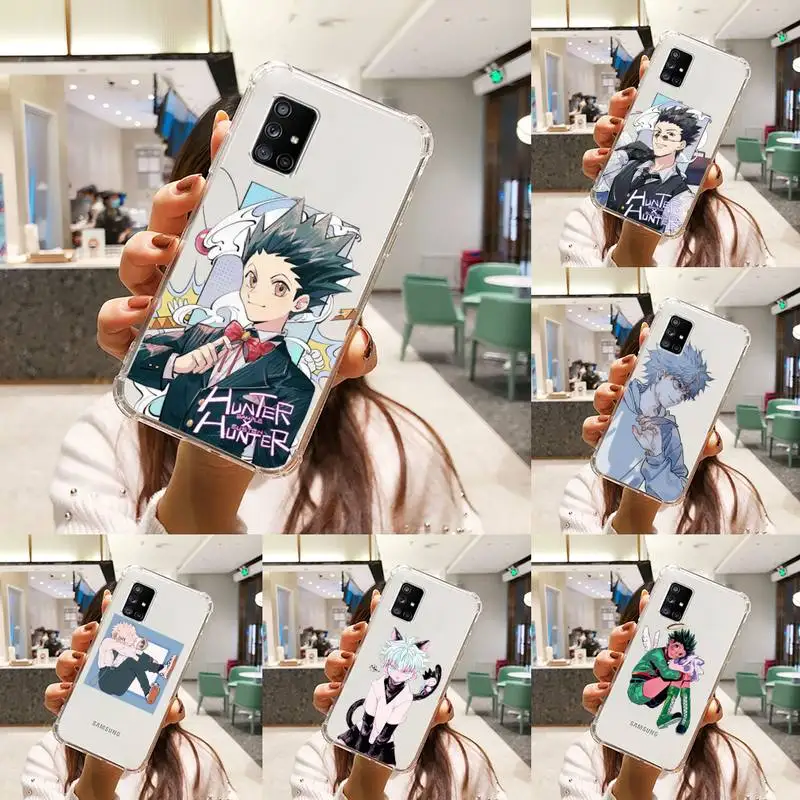 

HUNTER×HUNTER2 Phone Case Transparent For Samsung S 10 9 20 11 7 8 21 6 P Edge PLUS ULTRA 4G 5G