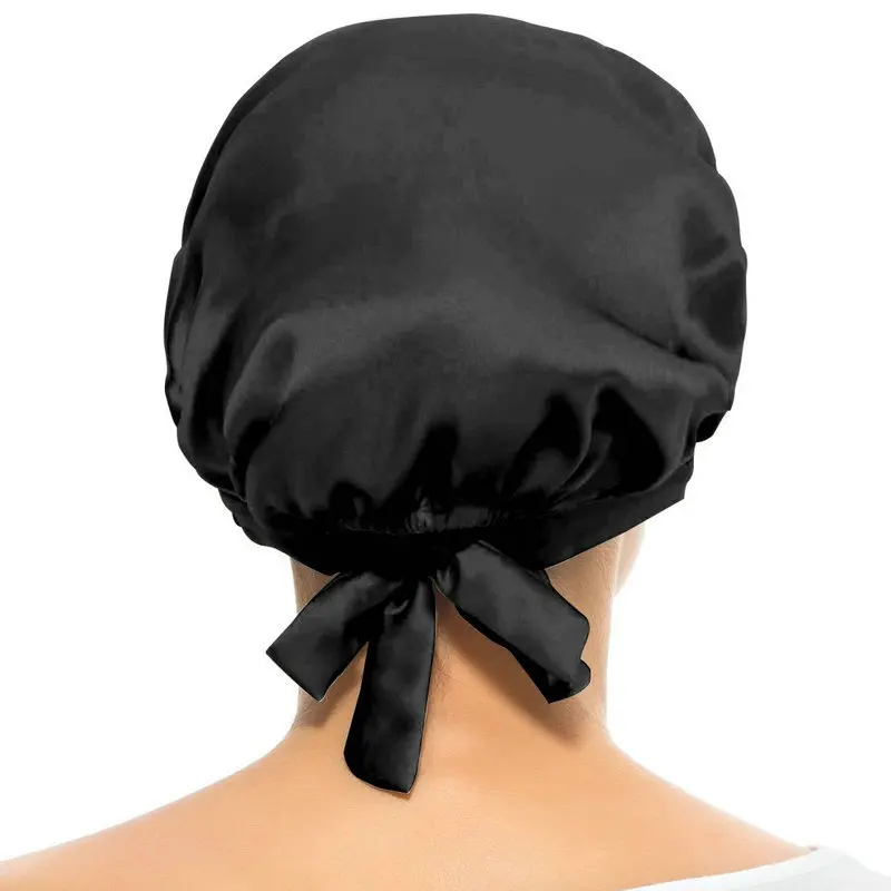 Чепчик для сна женщин из натурального шелка цвета в ассортименте