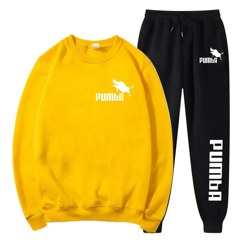 

Quente engraado bonito ternos do esporte masculino feminino pumba moletom com capuz moda casual streetwear legal adorvel traje