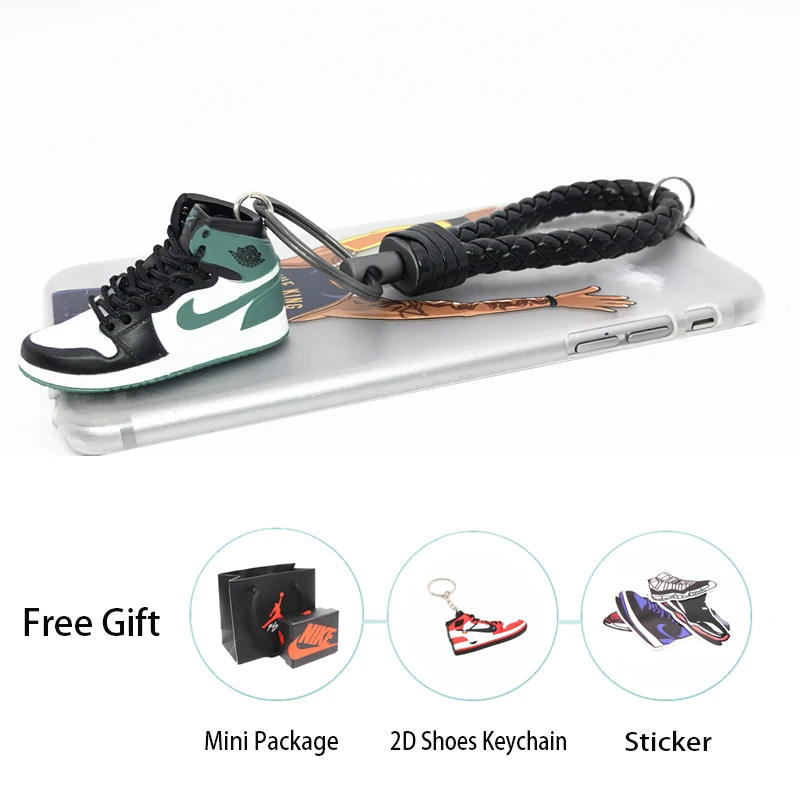Ручной работы 3D AJ брелок Air Mini Jordan кроссовки модель милый брелок для ключей Баскетбольная обувь брелок лучший подарок Новая мода ювелирные изделия - Цвет: 8