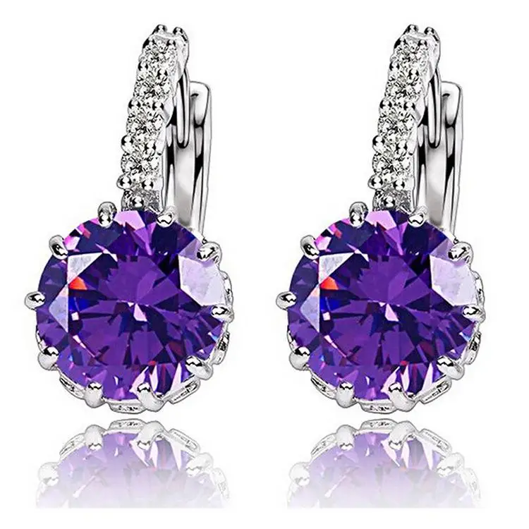 Женские серьги-гвоздики Pendientes Mujer, ювелирные изделия Brincos Orecchini Aretes, серьги Brinco, модные серьги, серьга Brinco Oorbellen - Окраска металла: 1 zi se