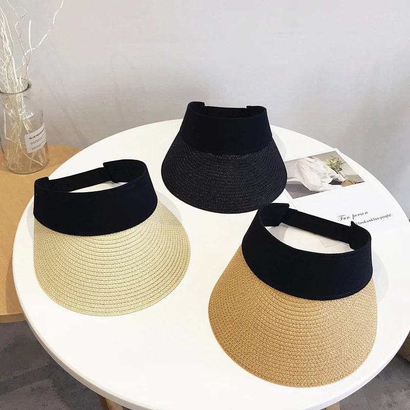 Шляпа женская Соломенная с широкими полями модная повседневная переносная