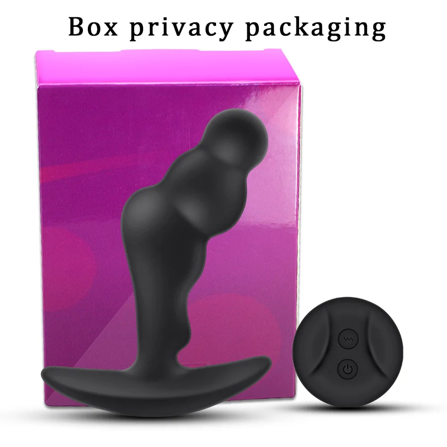 Мужская Анальная пробка вращающаяся на 360 градусов водонепроницаемая с сильным