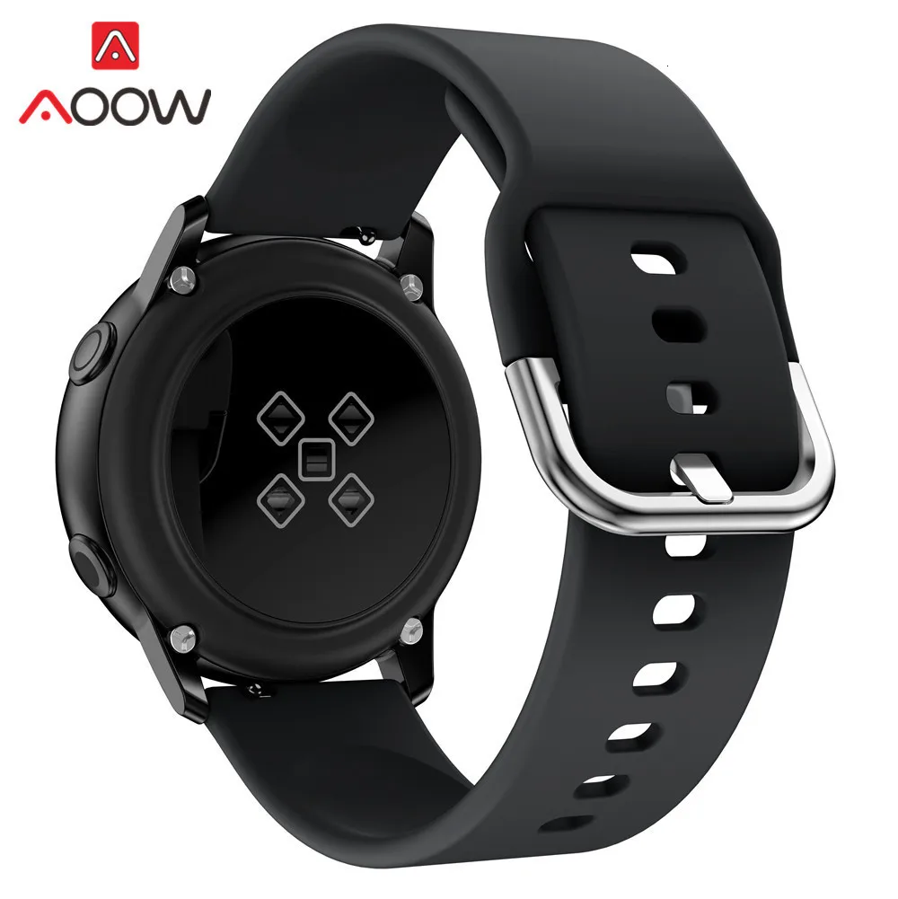 20 мм силиконовый ремешок для часов samsung Galaxy Watch Active 42 мм S2 Huami Amazfit Bip Leopard браслет с принтом ремешок Correa