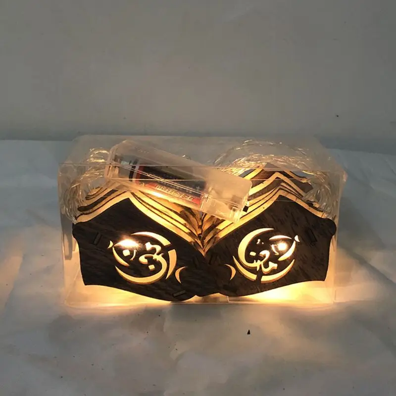 

Party DIY Stars Kerosene Lamp Moon Shape String LED Light Eid Ramadan Islamic