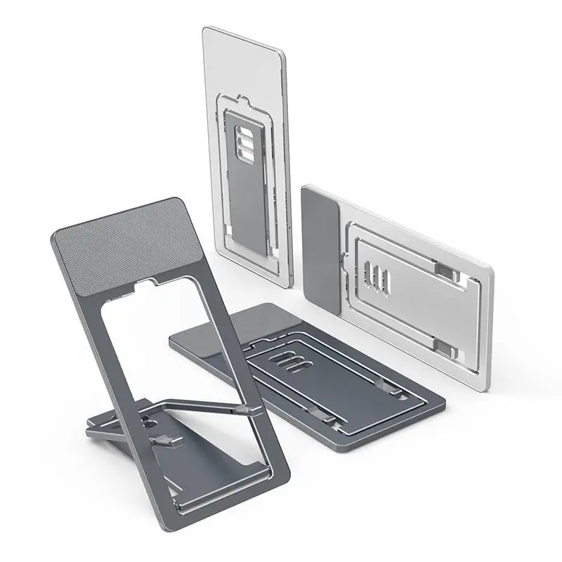 

Lazy Phone Bracket Desktop Freely Adjustable Folding Portable Convenient Metal Mobile Phone Tablet Holder