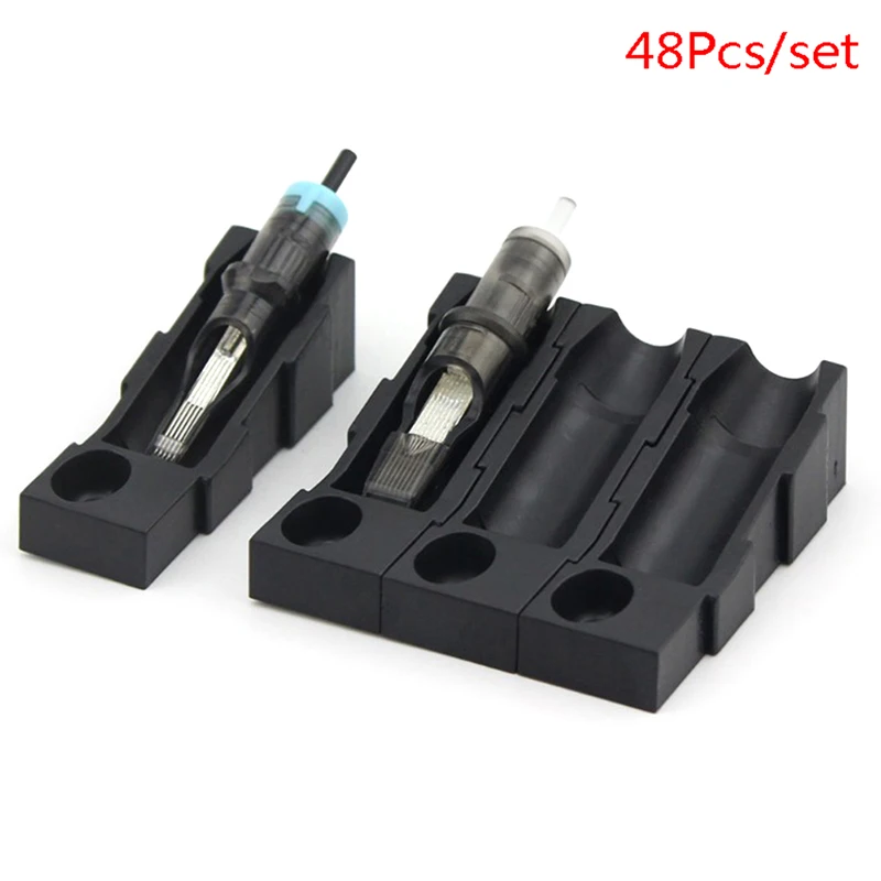 Подставка для держателя Иглы Лоток картриджа одноразовая татуировок 48 шт. |