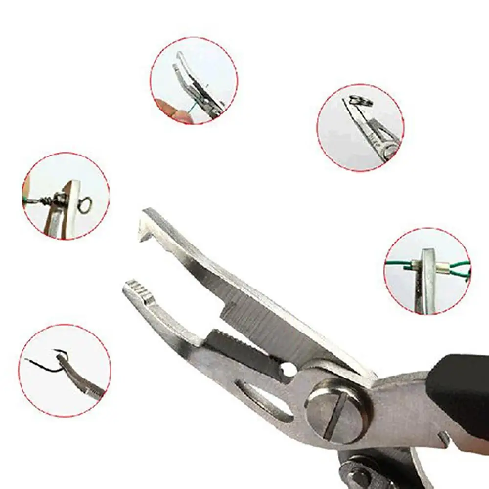 

50%HOT Fishing Scissors Plier Lure Line Hook Split Ring Cutter Remove Fish Tackle Tool