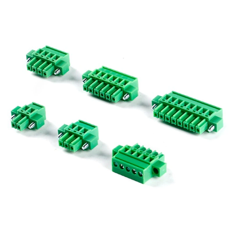 

10PCS KF2EDGKAM-3.81-2P/3P/4P/5P/6P/8P Plug-in Connector With Lug Positioning Hole Seat 300V 8A 3.81mm Pitch Vertical Plug