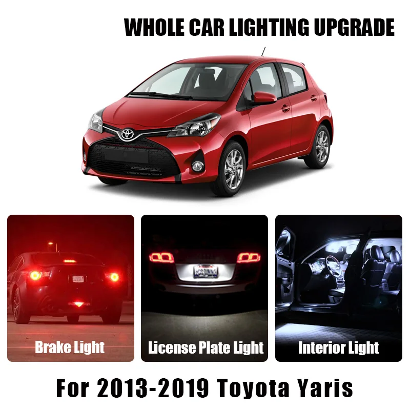 Тормозной фонарь для парковки заднего хода поворотный сигнал лампа Toyota Yaris 2013 2019