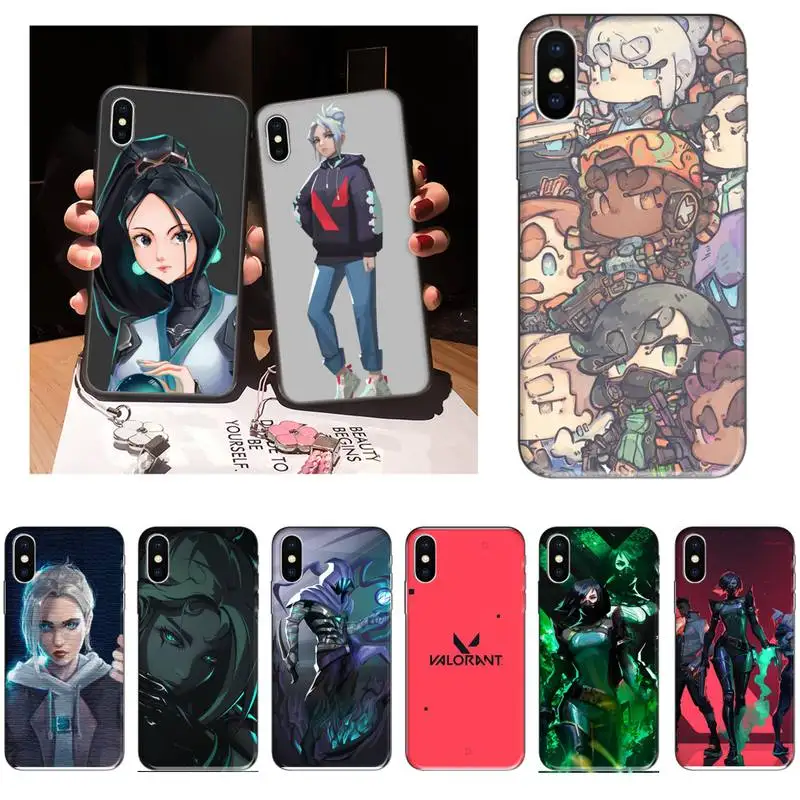 

Zororong Hot Game VALORANT Phone Case For iPhone 12 Mini 11 Pro XS Max X XR 7 8 Plus