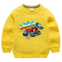 1 10y boys sweatshirts for children machine clothing tops kids blazing speed long sleeve clothes toddler shirt