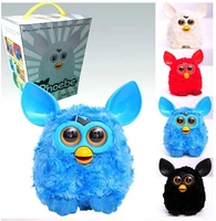 with box electronic pets interactive toys phoebe firbi pets owl elves recording talking hamster smart toy doll furbiness boom