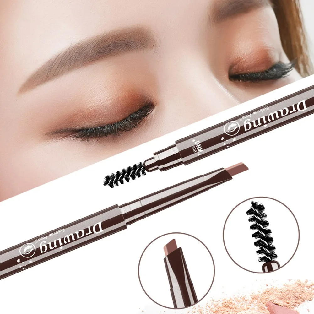 

Double Head Triangle Eyebrow Pencil Brushes for manicure Waterproof Eyebrow Pencil Eyeliner Multi-Functional Makeup Tools