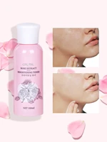 rose extract brightening toner whitening facial toner exfoliating moisturizing facial exercise toner face tonic