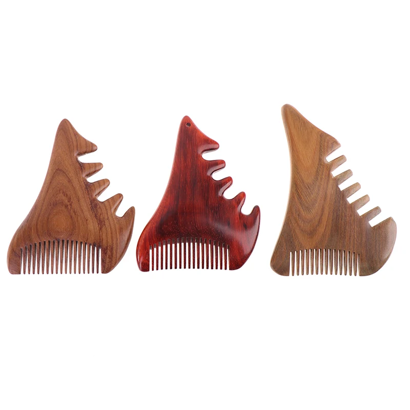 Деревянная расческа Guasha гребень с широкими зубьями расческа для волос спа аккупунктурные точки стимуляции