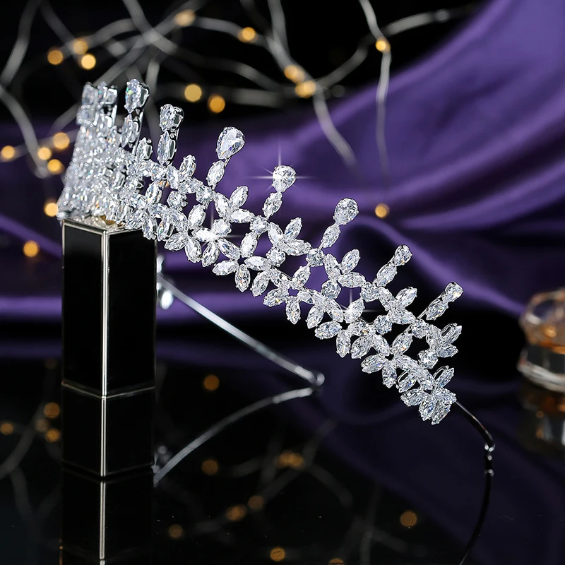 Корона хадияна элегантная очаровательная темпераментная Свадебная повязка на