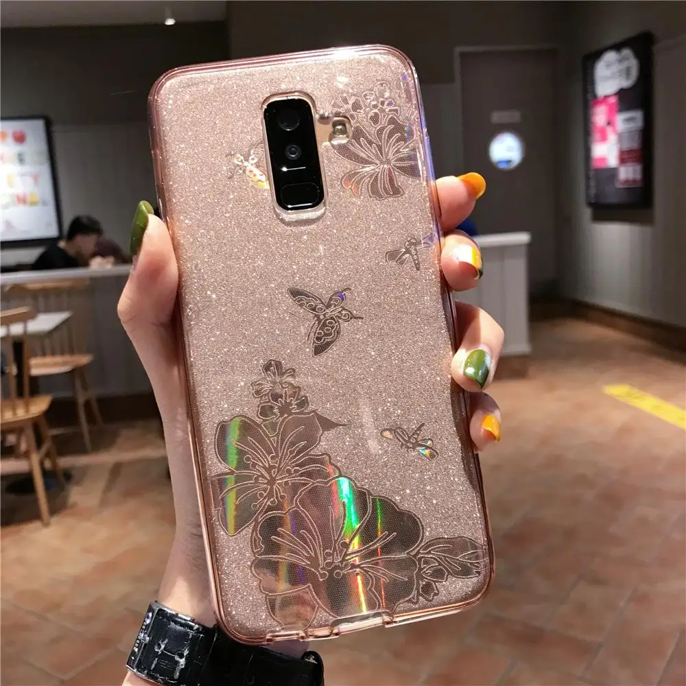 Rose 360 чехол из ТПУ с цветком для samsung Galaxy S9 SPlus S10 5G S10E Note 10 9 8, мягкий чехол для телефона - Цвет: Rose