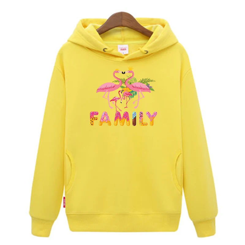 

Family Matching Hip Hop Sweatshirt Hoodie Streetwear Harajuku Pullover Hoodie Winter Autumn Black Hoodie DIY Print Logo Clothing