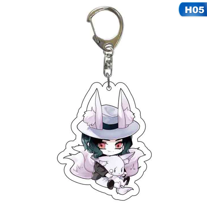 

Anime Key Chains Demon Slayer Keychain Choker Kamado Tanjirou Same Jewelry Fans Gift