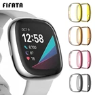 Защитный чехол из ТПУ FIFATA для Fitbit Versa 3 чехол для часов для Fitbit Sense Smartwatch защитная оболочка аксессуары