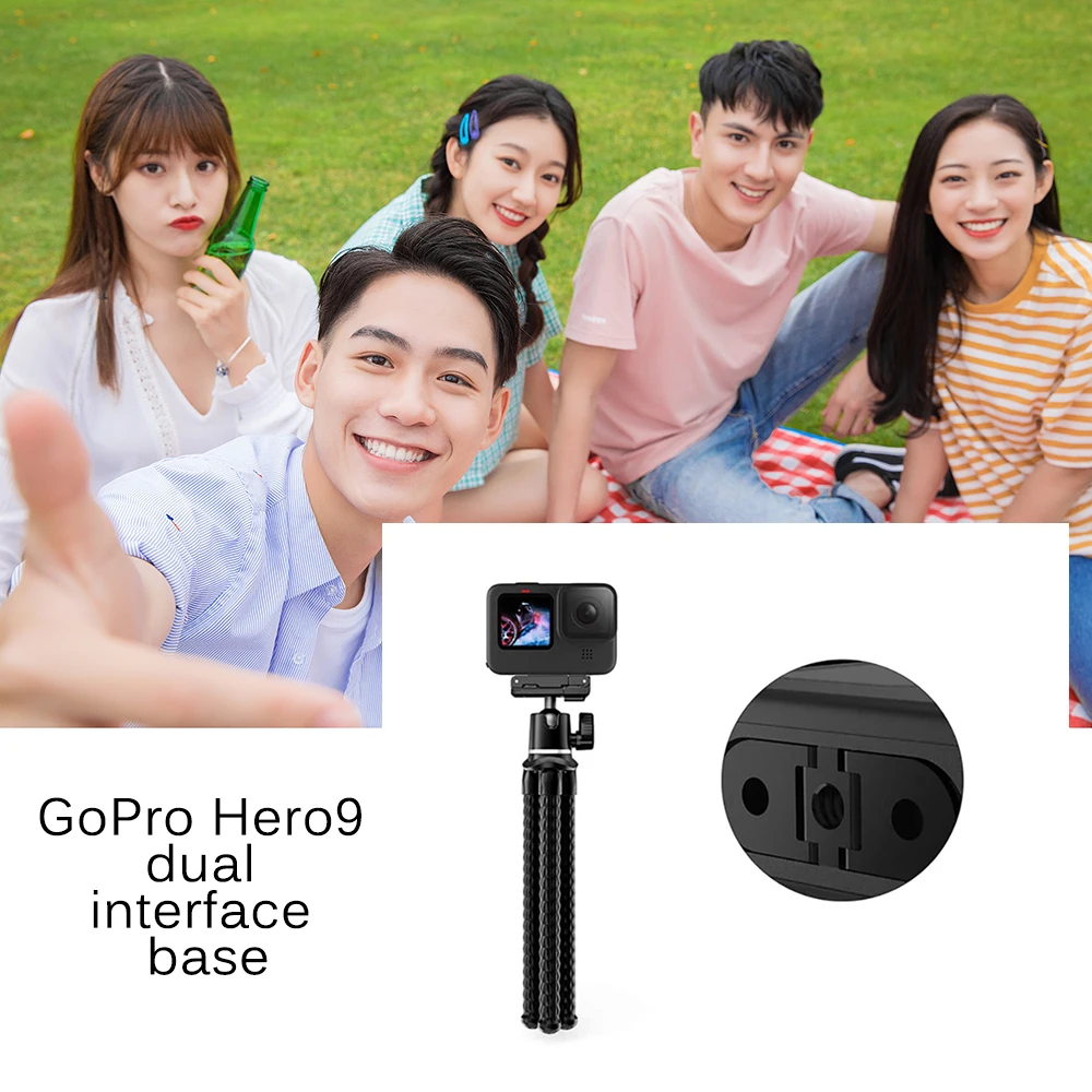 Портативный металлический кронштейн для камеры GoPro Hero9 из алюминиевого сплава с