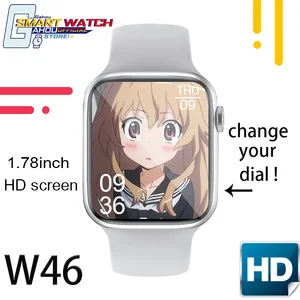 W46 smart watch men bluetooth for poco x3 w46 for ios android fitness tarcker smartwatch pk amazfit neo w26 haylou ls02 x6 t500 1 Item image
