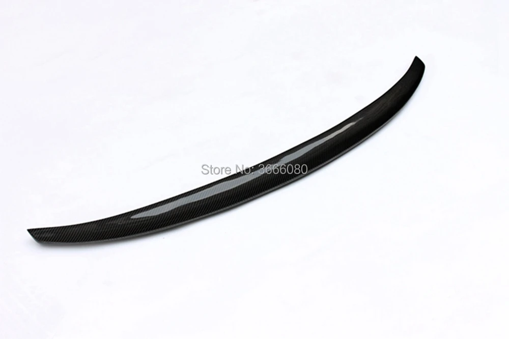 Автомобильный Стайлинг из углеродного волокна задний спойлер на крышу багажника