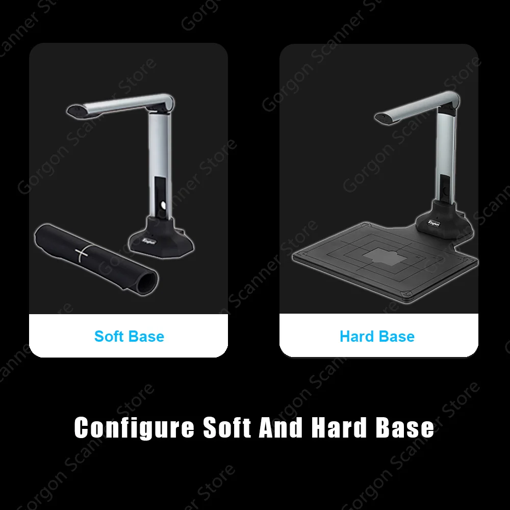 Портативный сканер A3 8 мегапикселей для документов и книг встроенная