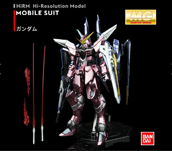 BANDAI MG 1/100 ZGMF-X19A бесконечное справедливости воина гундама металлический раскраска