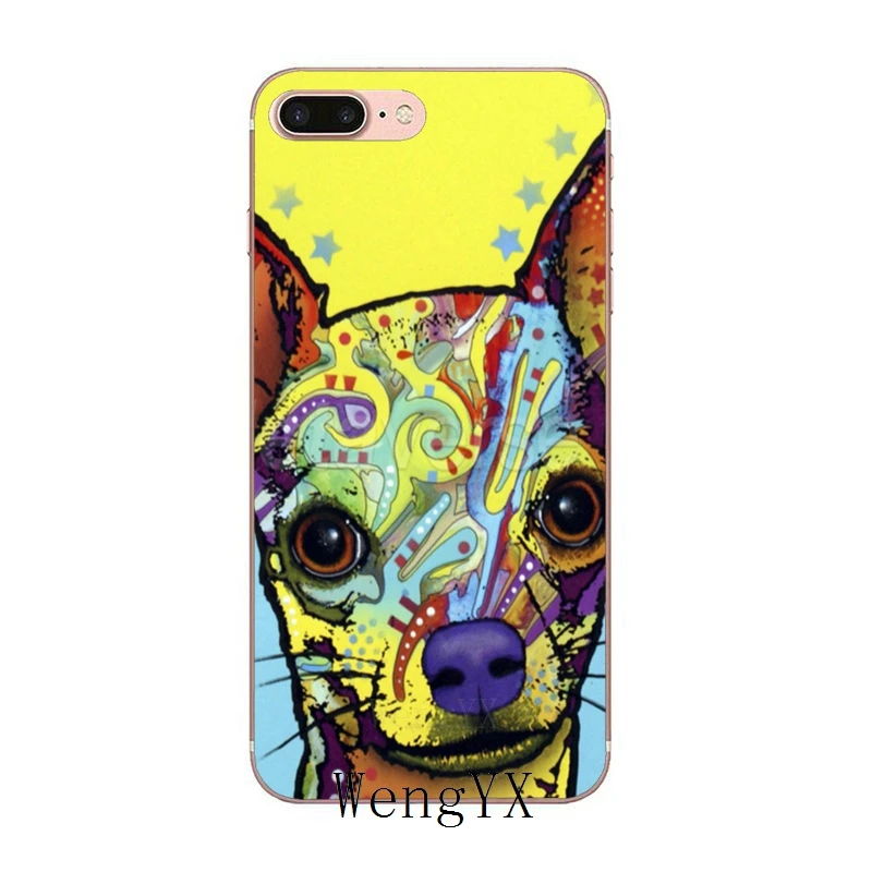 Милый чехол для чихуахуа с собакой iPhone 11 Pro XS Max XR X 8 7 6 6S Plus 5 фотоблей силиконовый