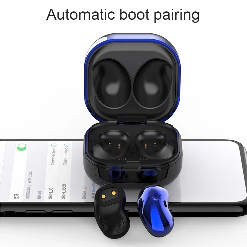 

S6 Plus Tws True Wireless Bluetooth Headset 5.1LED 9D Stereo with Microphone Handsfree Music Earbuds Earphones For iPhone 2021