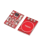 Сенсорный модуль 5 шт.лот, емкостный Тип переключателя TTP223, сенсорная кнопка, тип конденсатора, одноканальный самоблокирующийся сенсорный датчик