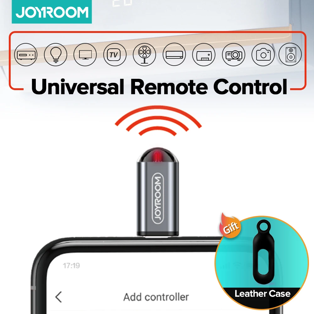 IR Appliances Wireless Infrared Remote Control Adapter Mobile phone Transmitter For IPhone/Micro USB/Type-C Joyroom | Мобильные