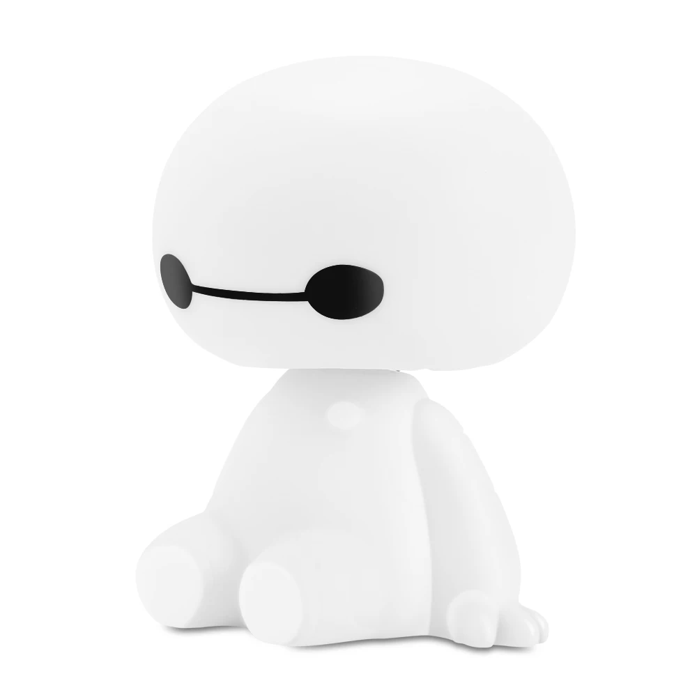 Автомобильное украшение Симпатичный робот Baymax с вращающейся головкой для Chevrolet
