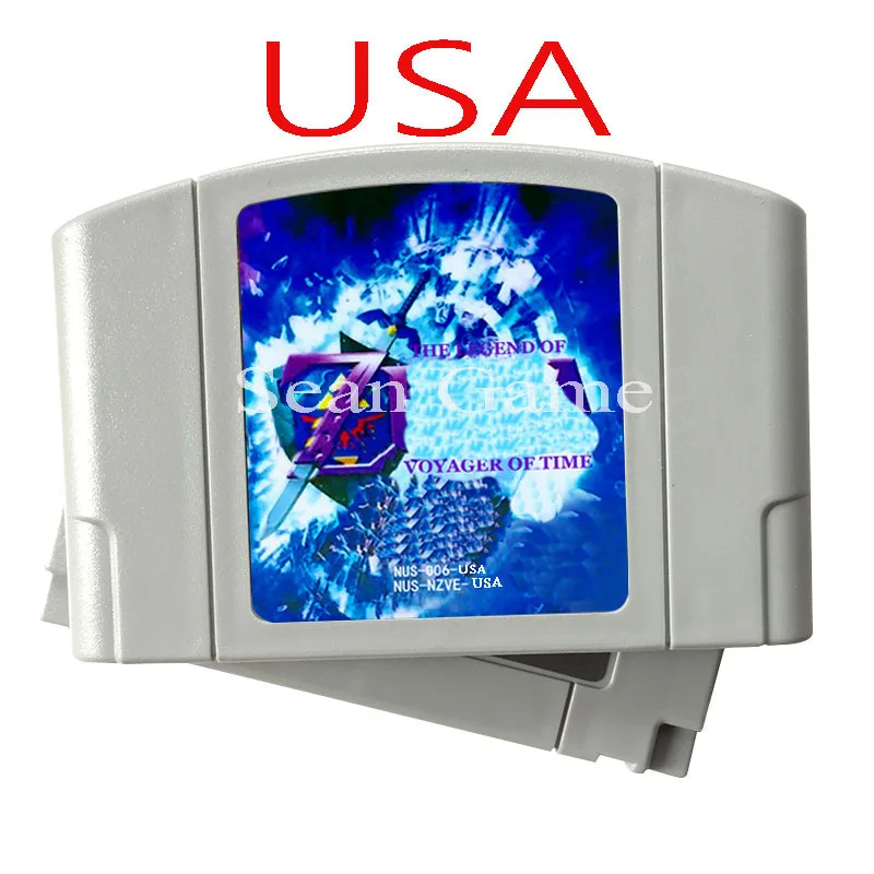 

High USA NTSC Quality Customer Cartridge The Zel Voyager of Time Card for 64 Bit Video Game Console