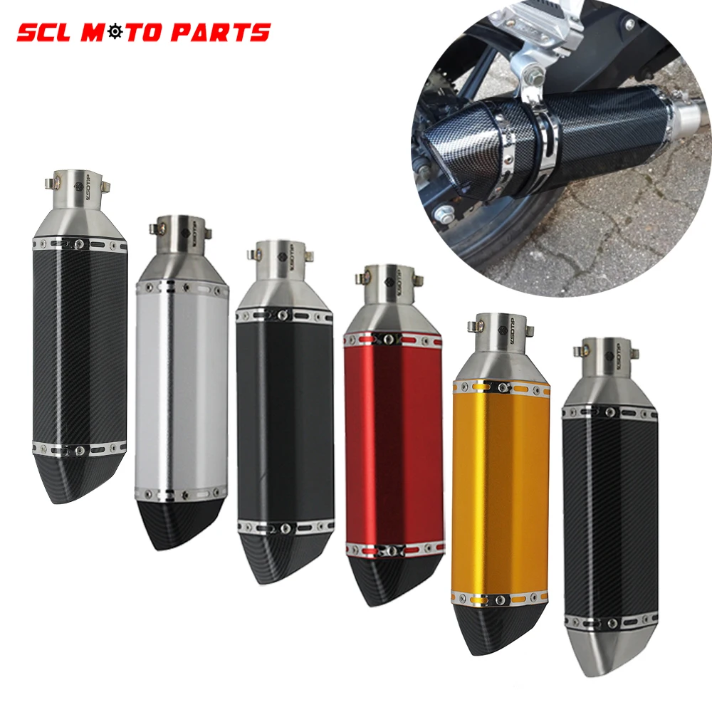 

ALconstar-Racing Motorcycle AK Exhaust Muffler Pipe Echappement Moto With DB killer For CRF 230 CB650f MSX125 CB190R FZ6