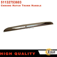 51132753603 chrome hatch trunk handle replacement compatible for mini cooper r55 r56 r57 r58 r59 r60 r61