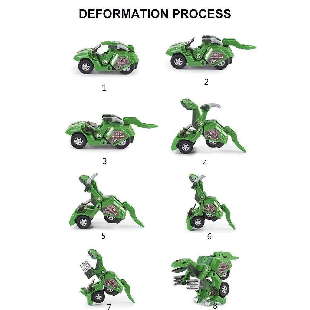 

Children's Toy Dinosaur Robot Car Anime Figurine Christmas Gift