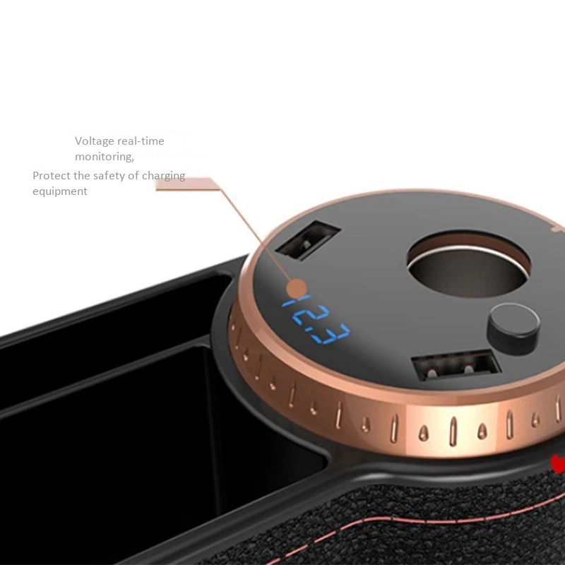 Зарядное устройство USB для автомобильного сиденья карманный ящик перчаток с