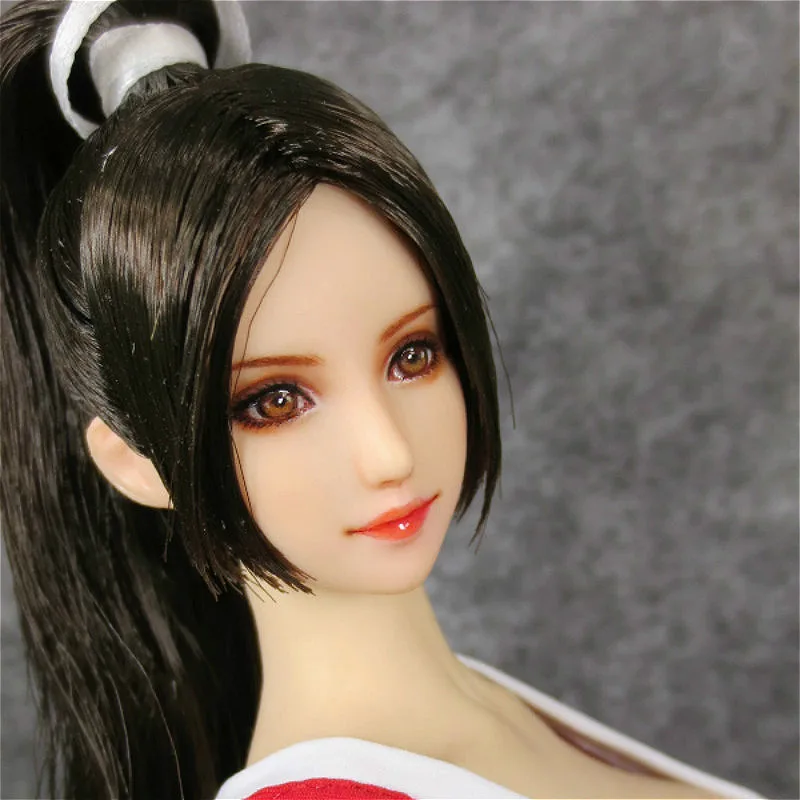 Estartek KE43 Индивидуальный полный макияж для рук 1/6 Obitsu Mai Shiranui голова косплея