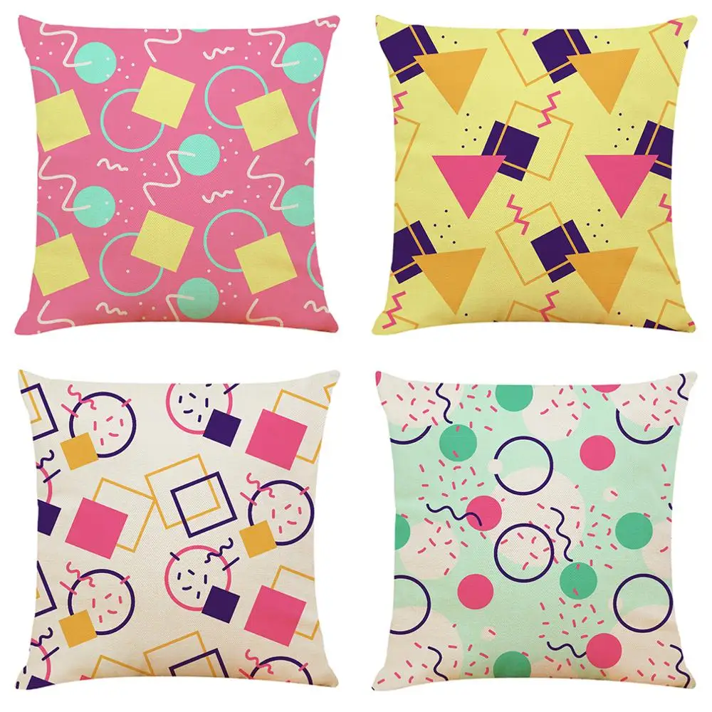 Zeroomade красочная Геометрия хлопчатобумажное белье накидки на подушки