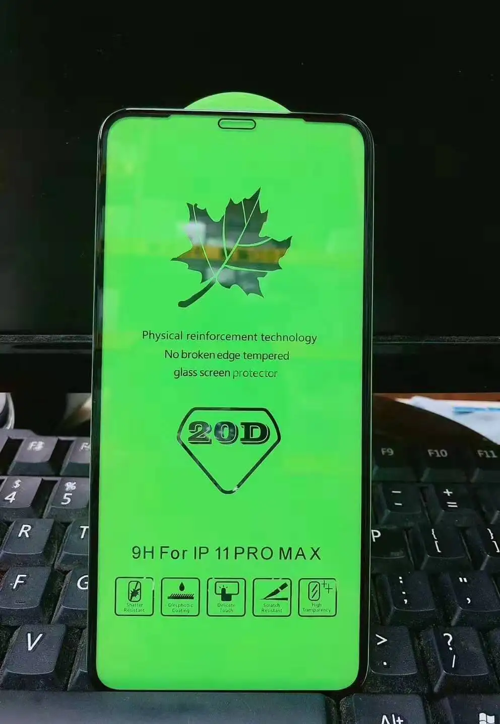 Sinzean 100 шт для IPHONE 11 Pro MAX/678 Plus 20D полное покрытие из закаленного стекла для IPHONE XS MAX/XR большой радиус защиты экрана