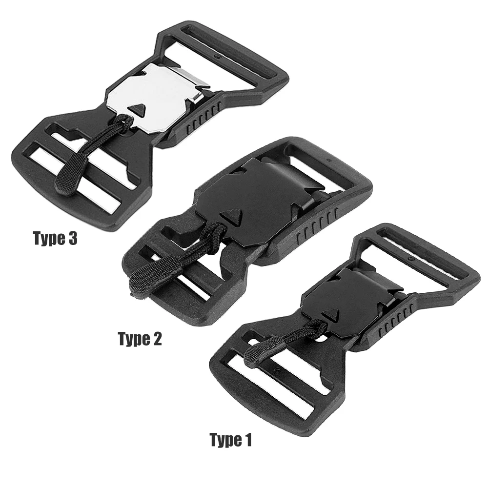 

Universal Magnetic Buckle Belt Side Release Buckle Adjustable DIY Belt Nylon Magnet Adjustable Durable Practical For Hunting