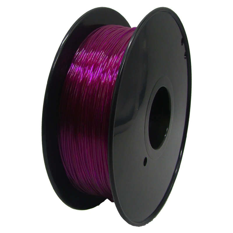 

X MOONLEE 3D PLA Filament 1.75mm 1KG 3D Printer PLA ABS TPU PETG Carbon 3D Plastic Printing Filament TPU Transparent Purple