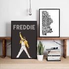 Картина на холсте Queen Band Freddie Mercury музыкальный постер в стиле хип-хоп богемный Rhapsody принты настенные картины декор для гостиной