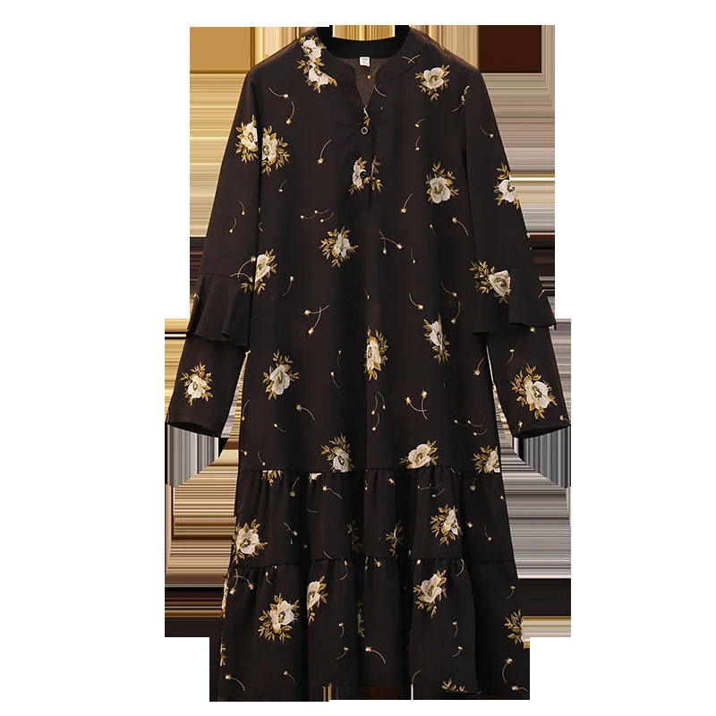 Модное Стройное женское весеннее платье больших размеров 2019 г. | Женская одежда