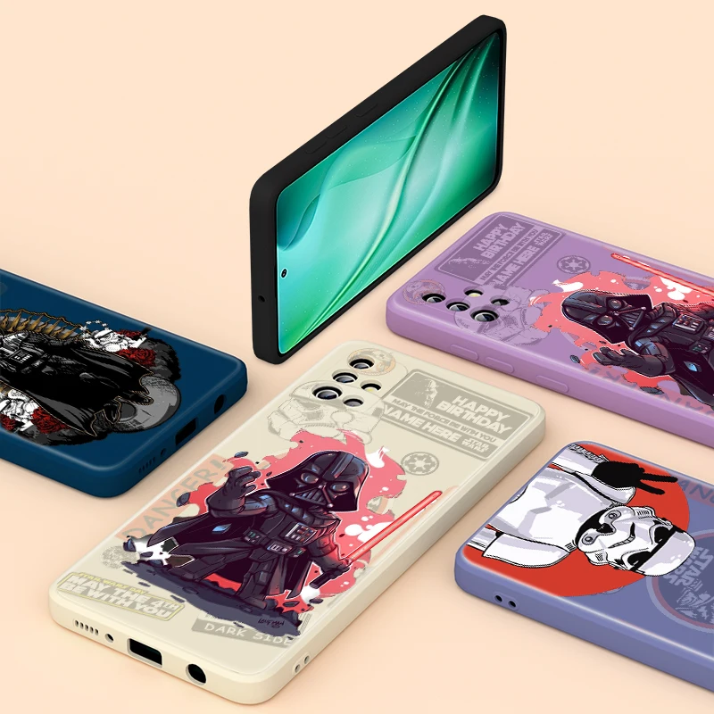 

Popular Star Wars Cool For Samsung A32 A31 A20 A30 A21S A20S A02 A01 A91 A81 A72 A71 A52 A51 A50 Liquid Silicone Phone Case